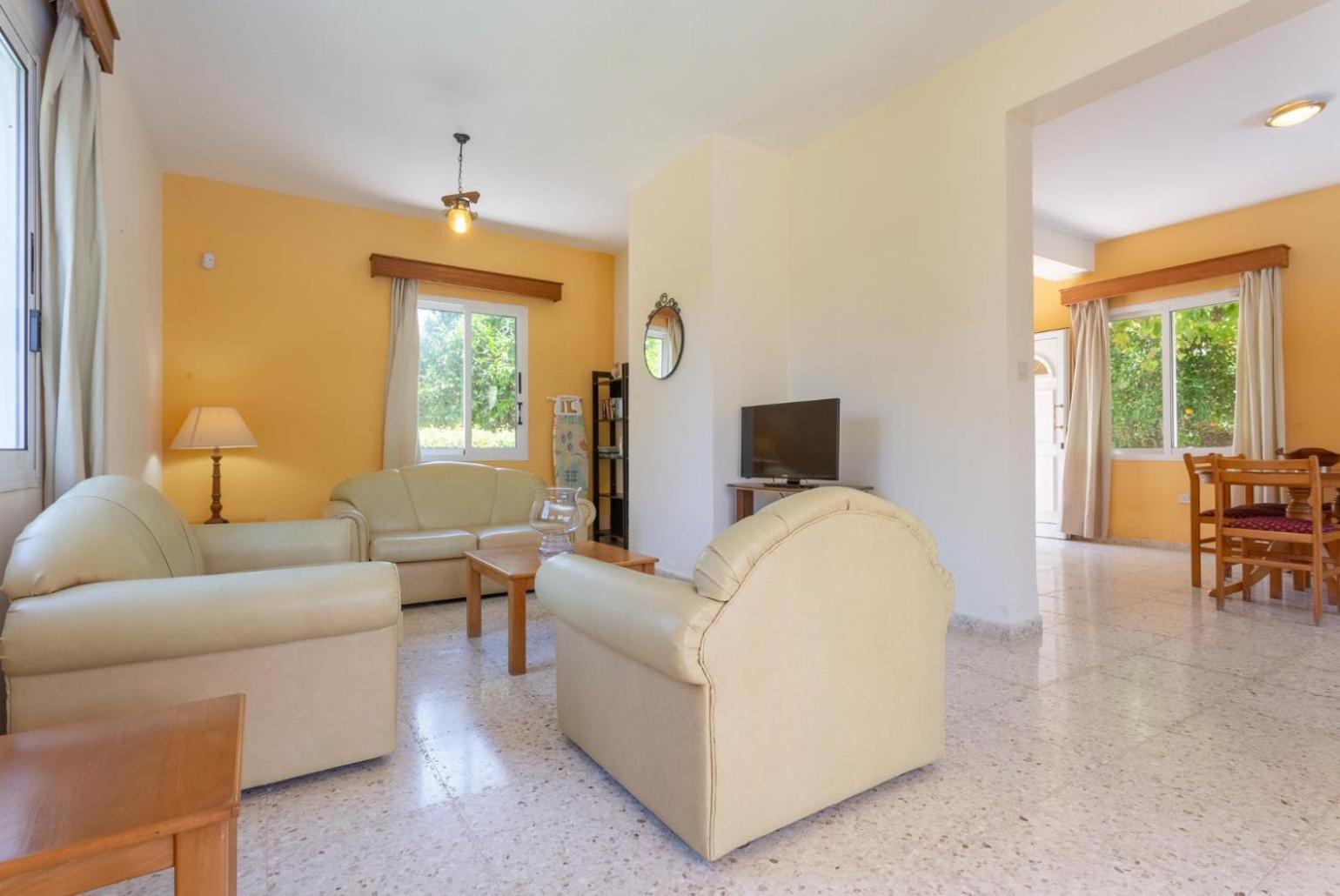 Sun Beach Villa Thio Polis Exteriér fotografie